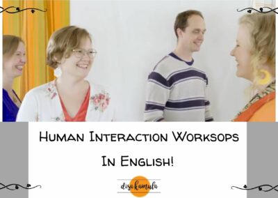 Human Interaction Workshops 2nd to 4th of August 2021!